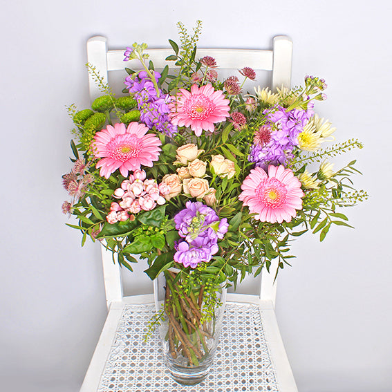 SUMMER PASTEL FLORIST DESIGNED BOUQUET