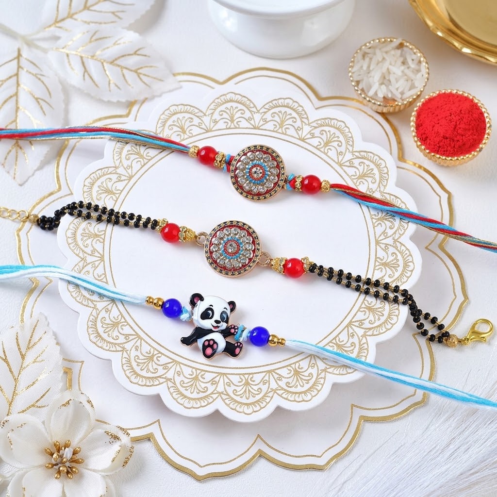 Family Ties Rakhi Trio Celebration Hamper