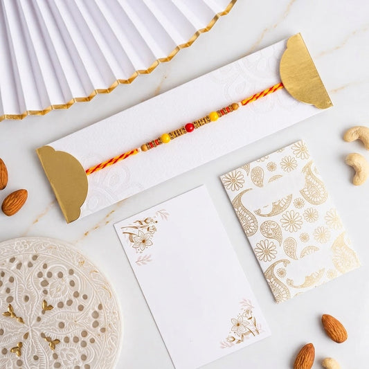 Graceful Beaded Rakhi