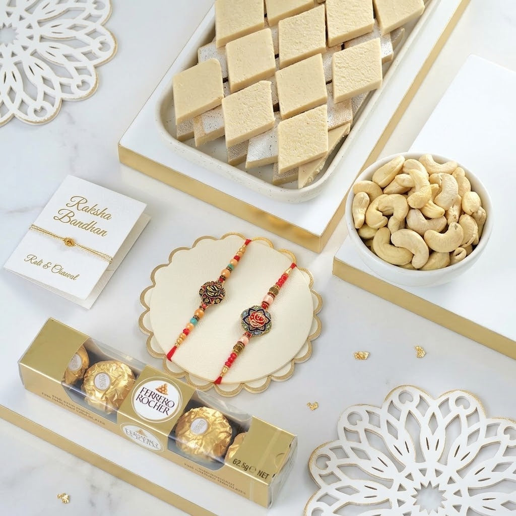 Sacred Ek Onkar & Khanda Sahib Rakhi Premium Hamper