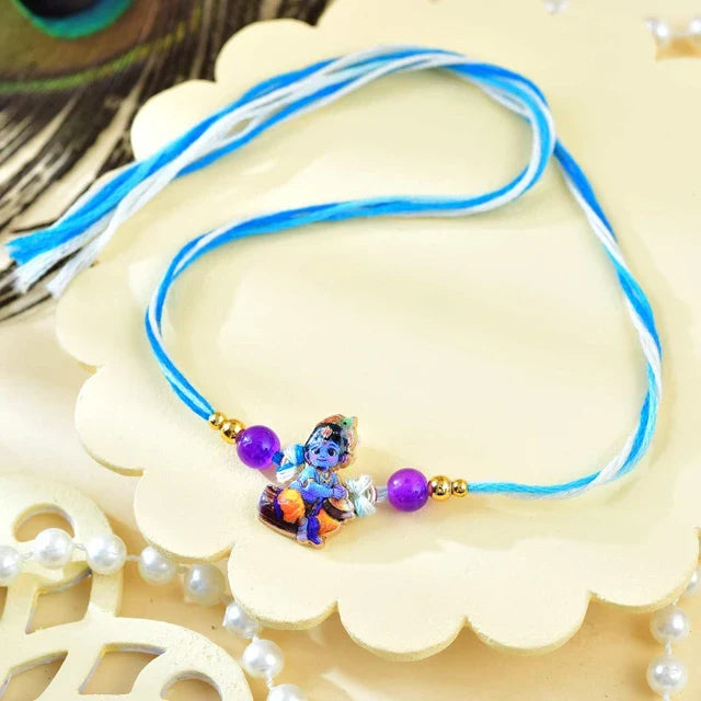 Charming Little Krishna Rakhi for Kids