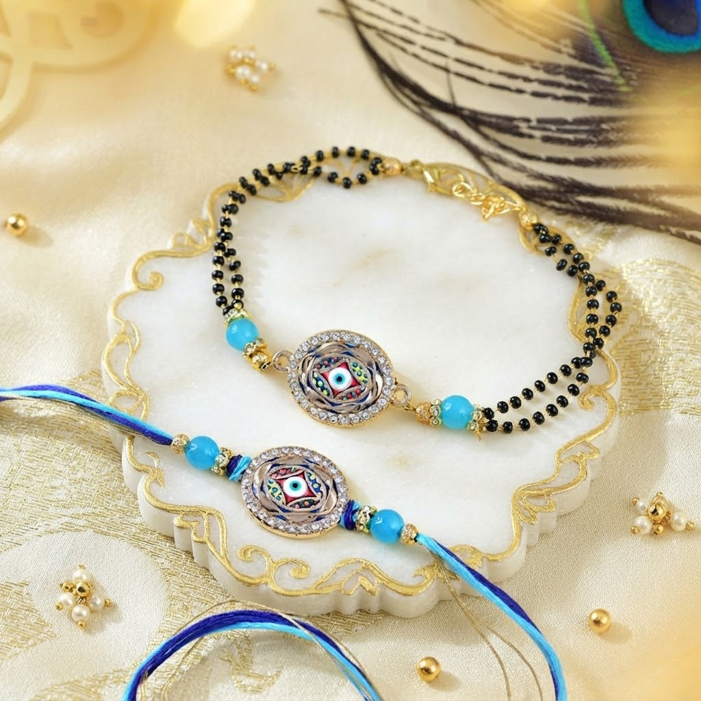Togetherness Rakhi Set For Bhaiya, Bhabhi & Kids