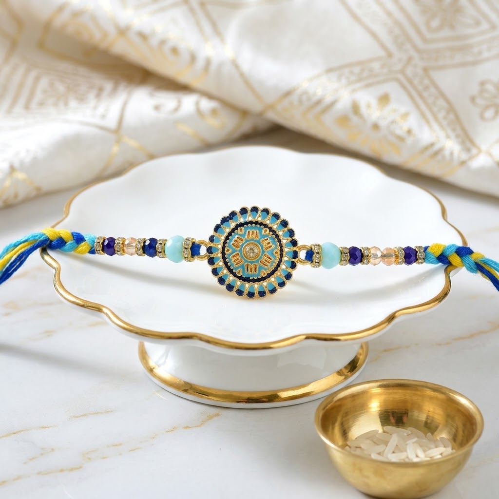Royal Raja Rani Rakhi With Galubjamun