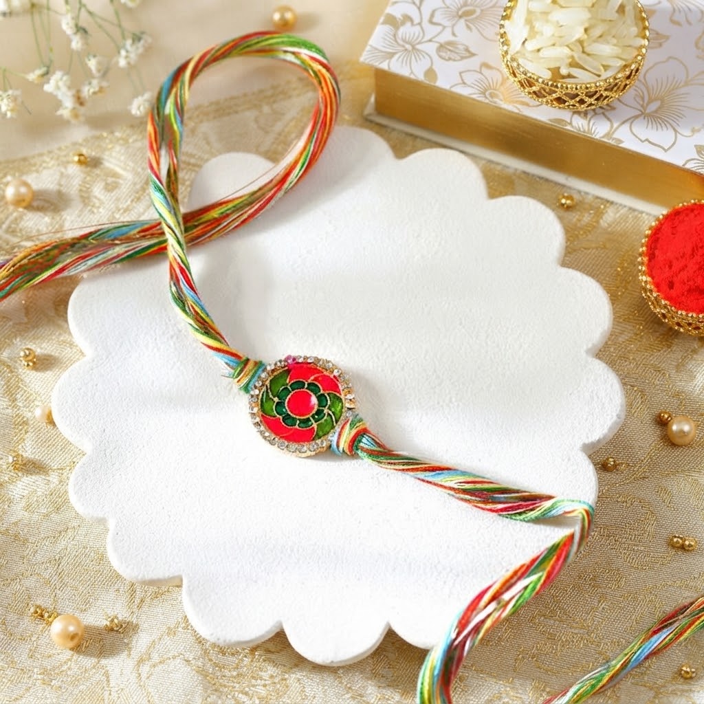 Set of 4 Festive Family Rakhi Set