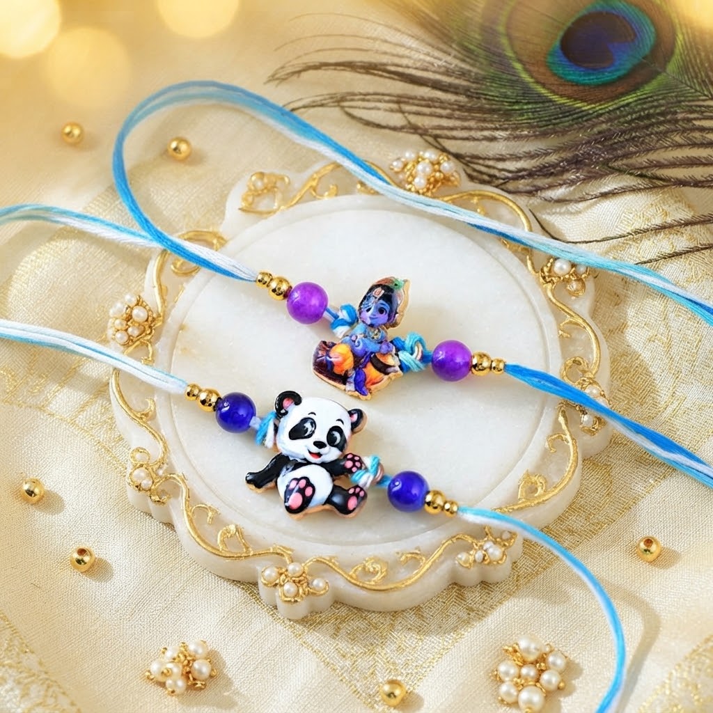 Togetherness Rakhi Set For Bhaiya, Bhabhi & Kids