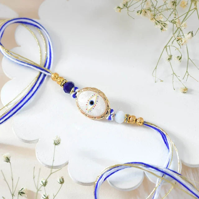 Set of 3 Elegant Evil Eye Rakhi