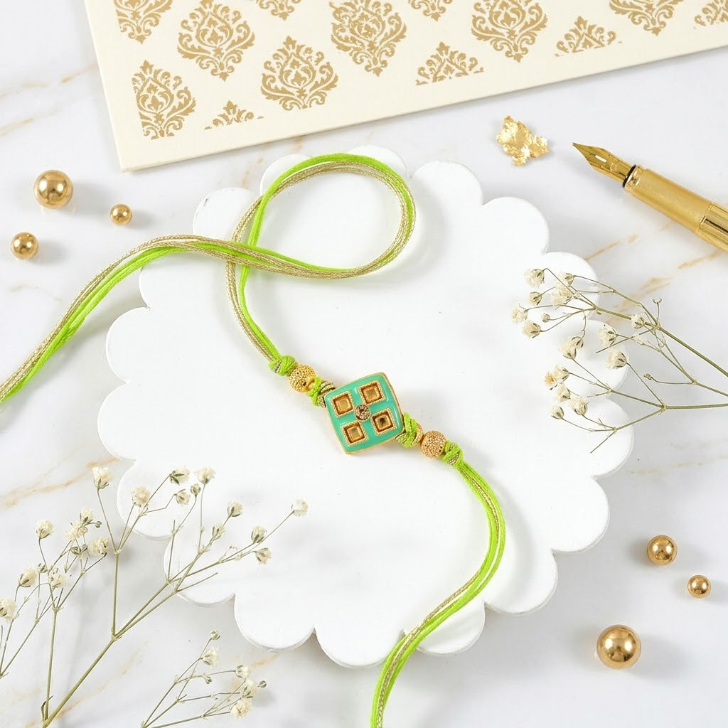 Charming Family Bhai Bhatija Rakhi Set With Ferrero Rocher Chocolates