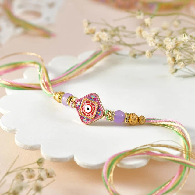 4 Piece Beautiful Festive Rakhi Set