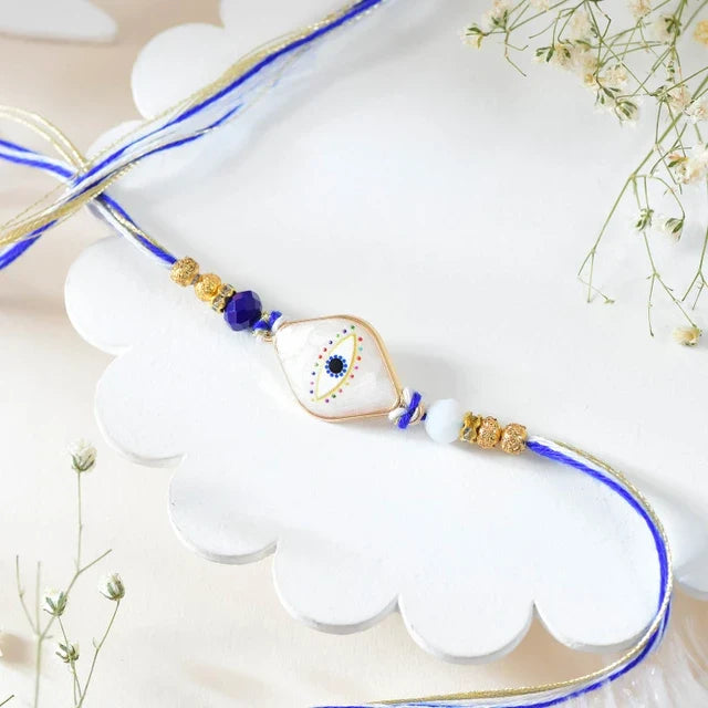 Set of 3 Elegant Evil Eye Rakhi