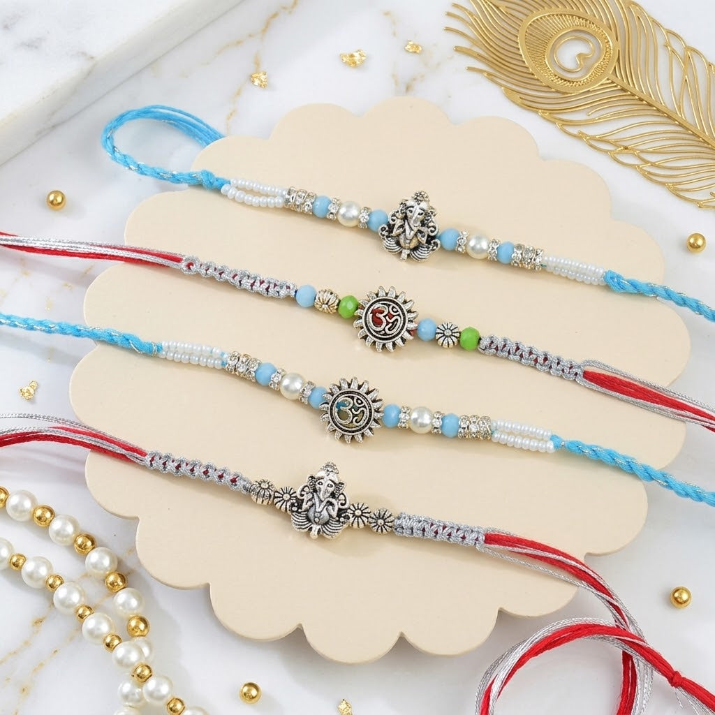4 Piece Sacred Blessings Rakhi