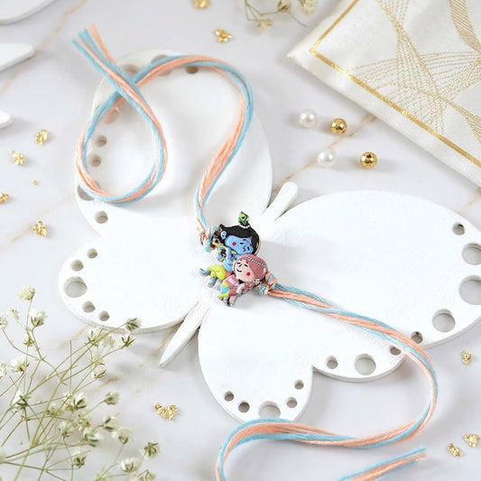 Radiant Radha Krishna Kids Rakhi