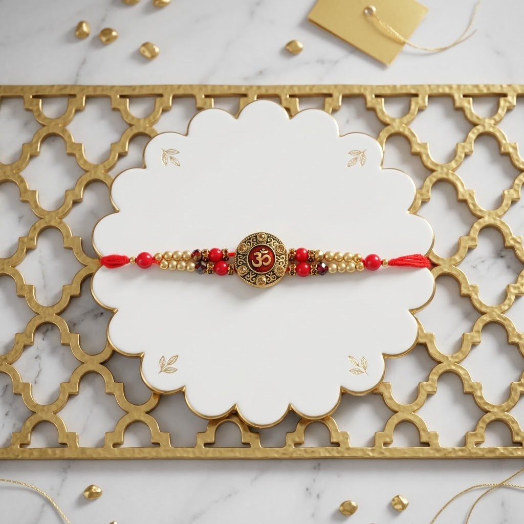 Om of Harmony Rakhi