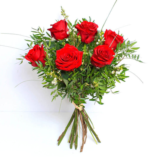 LUXURY 6 RED ROSES