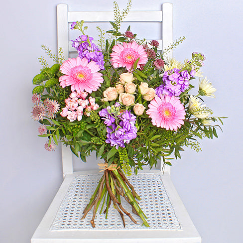 SUMMER PASTEL FLORIST DESIGNED BOUQUET