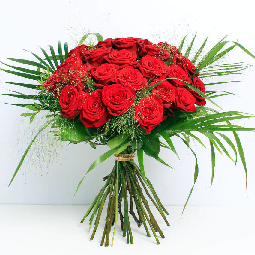 LUXURY TWO DOZEN RED ROSES