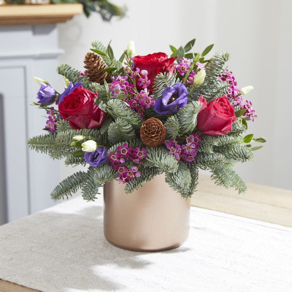 The Plum Kiss Table Arrangement