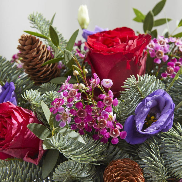 The Plum Kiss Table Arrangement